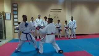 Ura mawashi geri Kick Karate