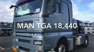 Degroote Trucks: MAN TGA 18.440 tractor head for sale