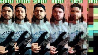 Guitar from 64 bits to 1 bit