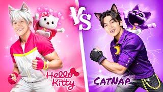 瞌睡猫 vs 凯蒂猫! 梦想男友的终极改造！