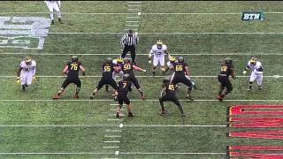 Desmond Morgan Picks Tipped Pass vs. Maryland