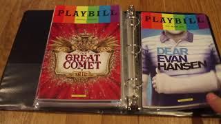 My Playbill Collection! 2017