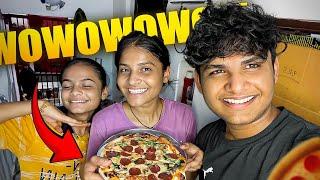 WE COOKED PIZZA AT HOME FOR FIRST TIME | PYARE POINT |