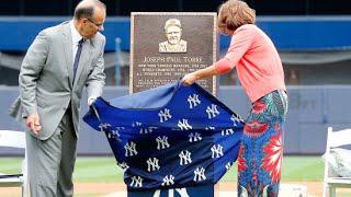 The New York Yankees unveil Joe Torre's plaque