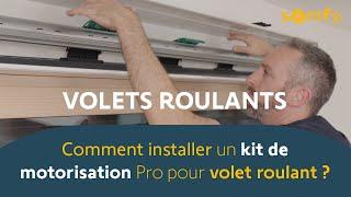 Comment installer un kit de motorisation Pro pour volet roulant | Somfy pro