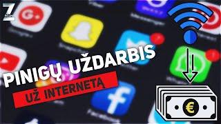 Nori užsidirbti pinigų už internetą?