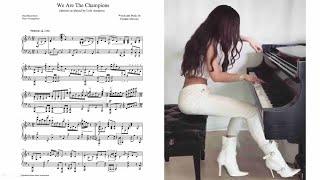 We Are The Champions (Lola Astanova) - piano solo music sheet