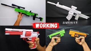 My All Paper Guns  | How to Make a Paper Gun That Shoots Paper Bullets