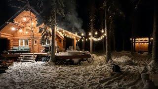 Remote Alaskan Off Grid Cabin ||The Rivers are Finally Frozen||