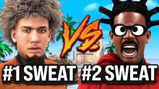 #1 RANKED SWEAT vs #2 RANKED SWEAT - $1000 WAGER NBA 2K25! (MUST WATCH)