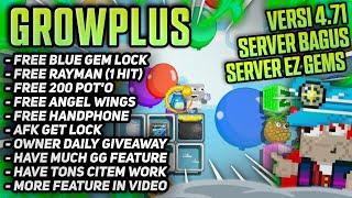 AUTO RICH⁉️FREE ROLE UNLI | GROWTOPIA PRIVATE SERVER TERBARU | BEST GTPS 2024 | GROWPLUS