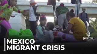 Mexico migrants: Migrant caravans headed to the US through Mexico