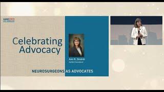 Ann R. Stroink, MD, FAANS, AANS Presidential Address