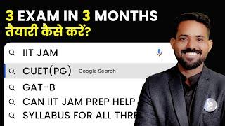 How to Prepare for IIT JAM Biotechnology, GAT B & CUET PG 2025? | Crack All 3 Exams!