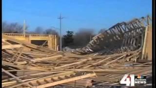 Wind destroys KC construction project
