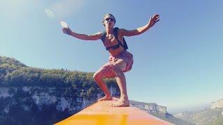 The Flying Frenchies Surf and BASE Jump From a Zipline