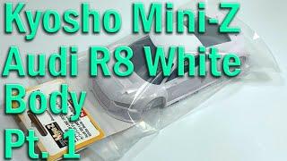 Painting & Assembling Kyosho Mini-Z White Bodies for Racing - Pt. 1