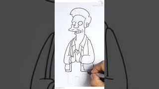 Drawing Apu Nahasapeemapetilon  #art #drawing #edwardart #sketch  #drawing #funny #fun