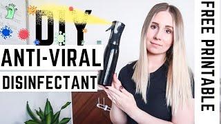 DIY LYSOL ANTIVIRAL DISINFECTANT SPRAY WITH WITCH HAZEL /  ANTIBACTERIAL AIR SPRAY/CONTINUOUS MIST