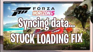 Forza Horizon 5 STUCK SYNCING DATA!  HOW TO FIX! [GUIDE]