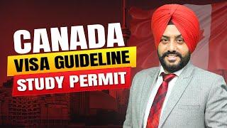 CANADA  VISA GUIDELINE STUDY PERMIT | STUDY VISA UPDATES 2024 |  USA CANADA UK