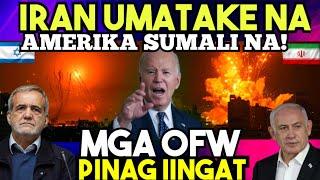 BREAKING NEWS! IRAN UMATAKE NA sa ISRAEL! AMERICA SUMALI NA RIN!