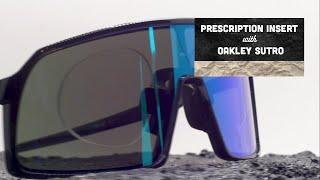 SVED Optical Prescription Insert with Oakley Sutro | Overview, Insertion, and Removal