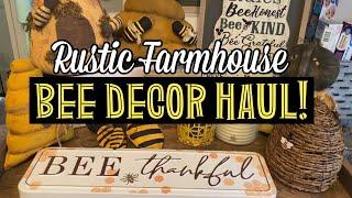 Rustic Farmhouse Bee Decor Haul! Plus Yard Sale finds & Thread Tank Review!