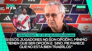 CONFERENCIA DE PRENSA de JORGE FOSSATI previo a la FECHA DOBLE de CLASIFICATORIAS | ZONA MIXTA 