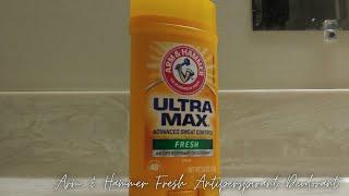 In Hand Review of Arm & Hammer Ultra Max Fresh Scent Solid Antiperspirant Deodorant 2.6 oz