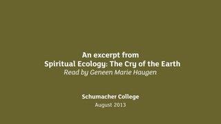 An except from Spiritual Ecology: The Cry of the Earth