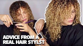 HOW I TRIM MY CURLY HAIR AT HOME (advice from a curly hairstylist)