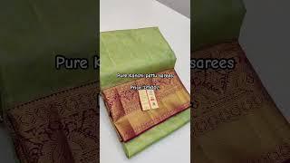 Price..12500/.. Pure Kanchipuram Handloom  pattu silk saree....dm for order what’s app no 9052032054