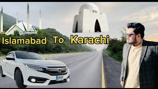 Islamabad To Karachi By Road | Fuel & Toll Tax Expense | 4K | 2023