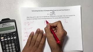 Calculating Compounding Period (n) and Time Period (TVM) - Compound Interest