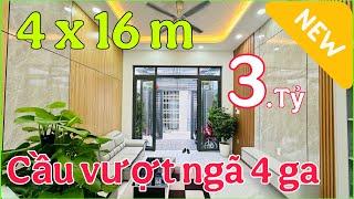 Nhà đẹp 4 x 16 m ngã 4 ga quận 12 (ms 6392) Dưới 4 tỷ đồng