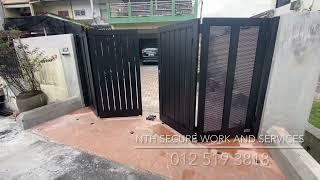 FULLY ALUMINIUM TRACKLESS AUTO GATE SYSTEM