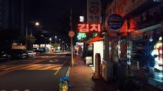 밤 산책, 대구 중구 삼덕동 / Night walk, Samdeok-dong, Jung-gu, Daegu (4k)