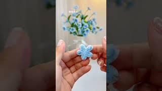 Let’s make beautiful flowers together, romantic blue star flower handmade DIY Twist flower handm