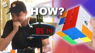 HOW did I solve it like THAT? 8.51s OFFICIAL Rubik's Cube Solve!