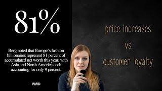 Do price increases of luxury fashion cost their customers' loyalty?   (ramble)