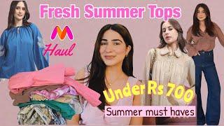 Myntra Fresh Summer Tops & Blouses, Under Rs 700 #myntra #summerfashion