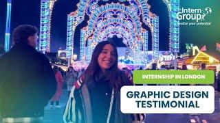 Internship in London - Graphic Design - Daniela Testimonial