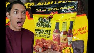 Finally Trying Hot Ones Boneless Chicken Bites (ft. Apollo Last Dab)! - AndrewEatsAll