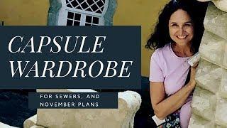 Capsule Wardrobe for Sewers and November Plans