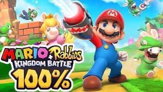 Mario + Rabbids Kingdom Battle - 100% Longplay Full Game Walkthrough Gameplay Guide No Loading Times