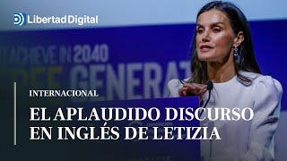 El aplaudido discurso en inglés de la reina Letizia contra el tabaquismo