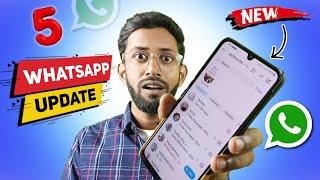 WhatsApp Latest 5 New Update  WhatsApp Ai New Update