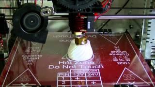 3DPW EVA Fliement demo with Prusa Rev printer+Jet hotend