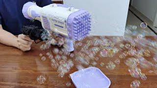 Biggest Bubble Machine Review 2021 - Rocket Boom Bubble Gun